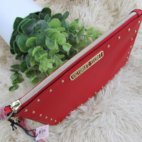 Victoria's Secret Faux Leather Studded Wristlet Bag - Picture 7 of 10